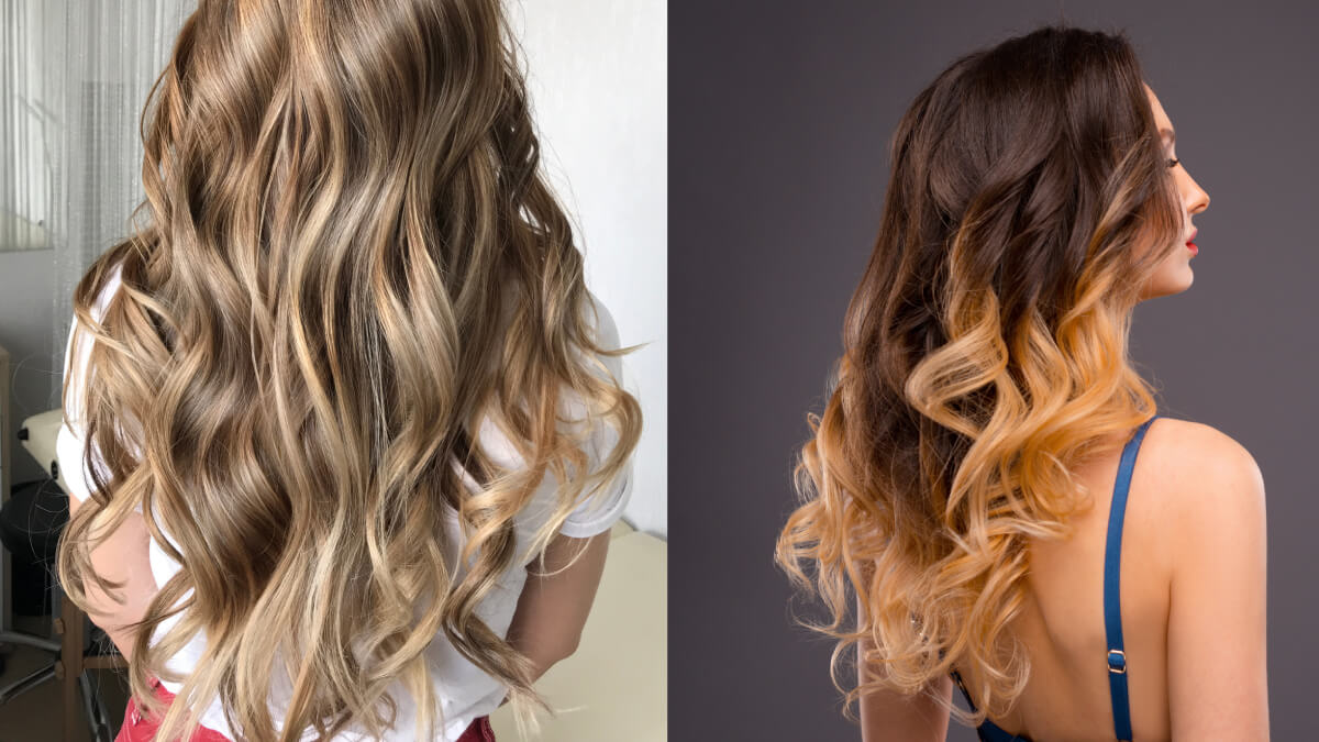 balayage and ombre