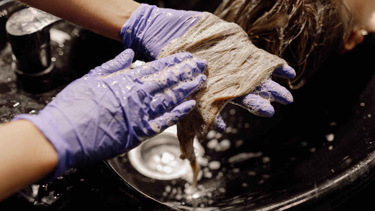 hair washing