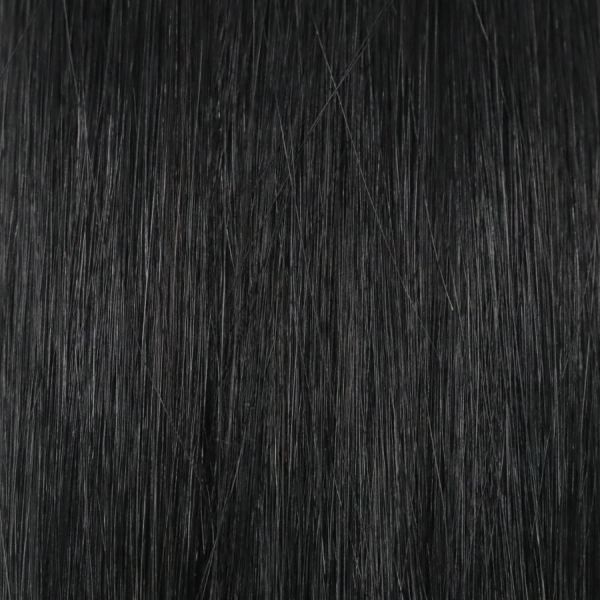 Jet Black Nano Tip Hair Extensions